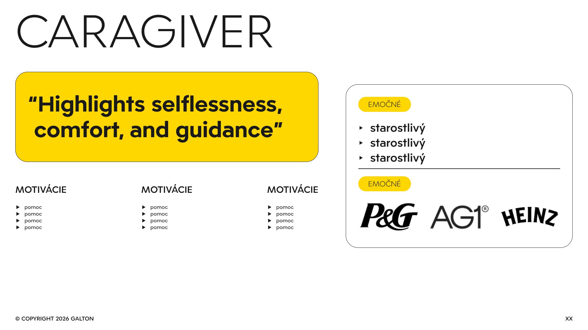 Brand archetype, Detail