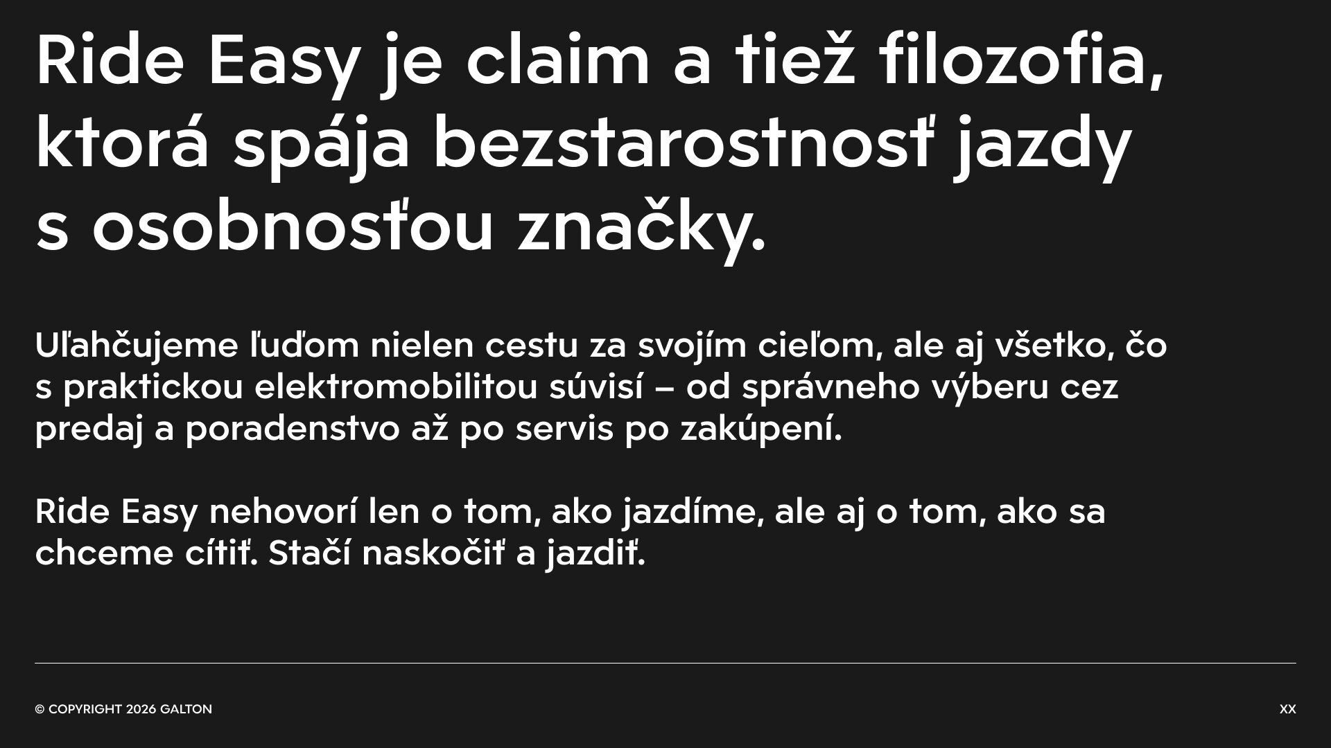 Headline + paragraphs, Black