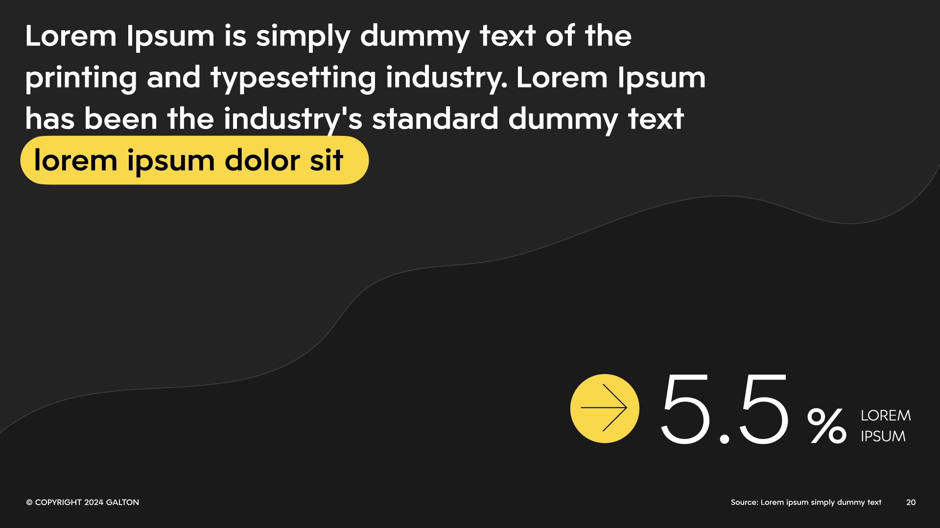 Paragraph + highlight box + data stat