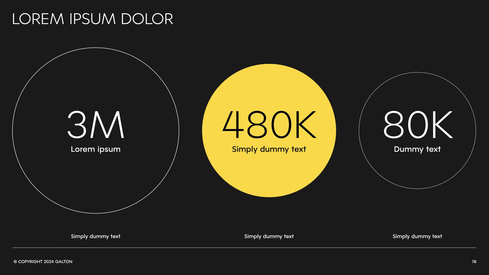 3 data circles