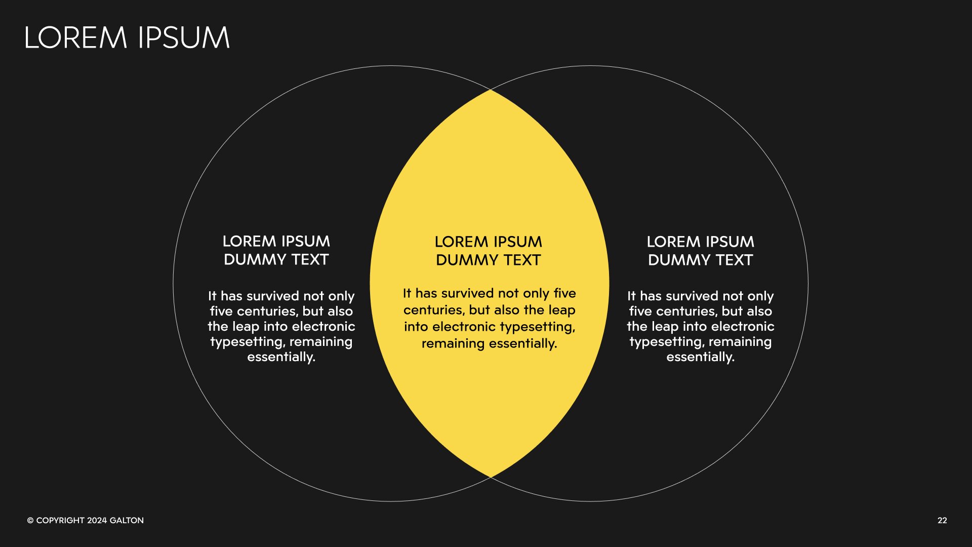 Venn, 3 circles